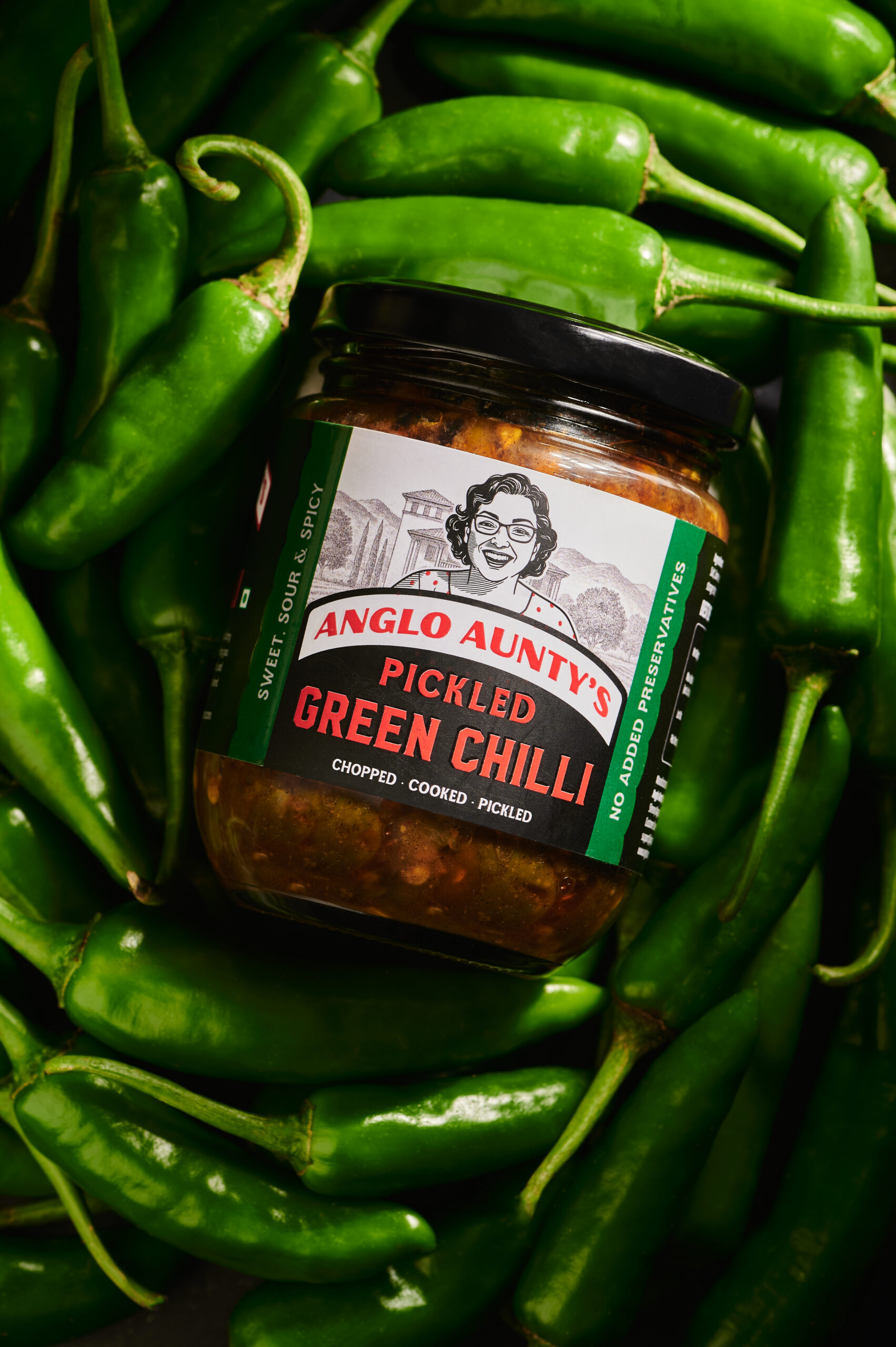 PICKLED GREEN CHILLI